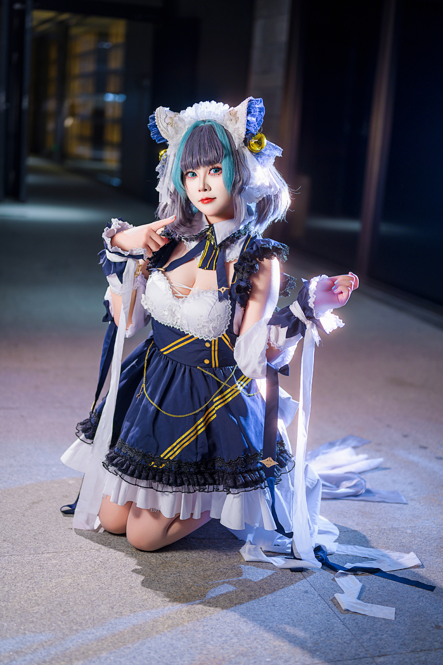 《碧蓝航线》柴郡cosplay (9/9) 《碧蓝航线》柴郡cosplay 第9张 - 柴郡图集