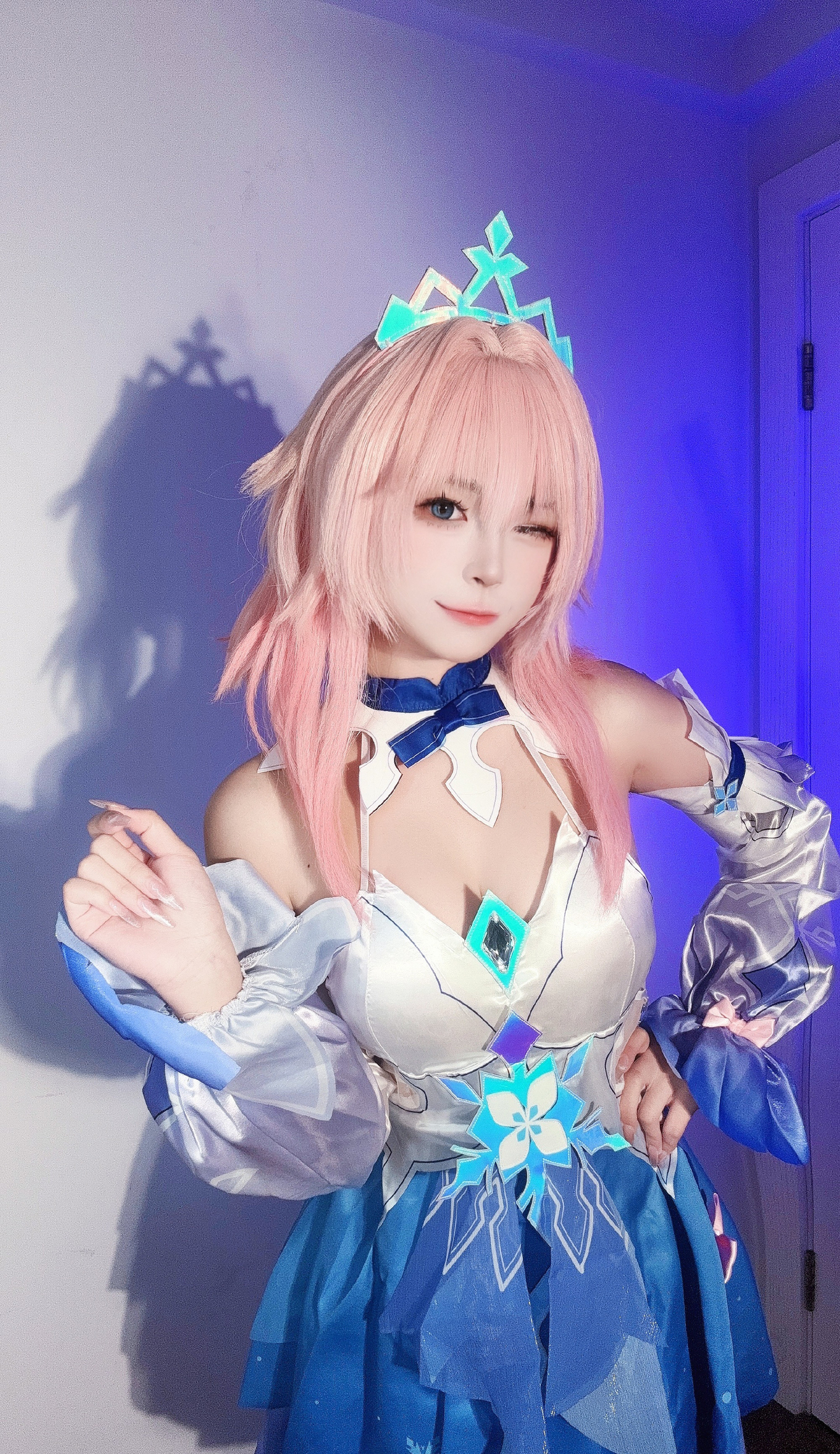 《崩坏:星穹铁道》三月七cosplay (5/9) 《崩坏:星穹铁道》三月七cosplay 第5张 - 三月七图集