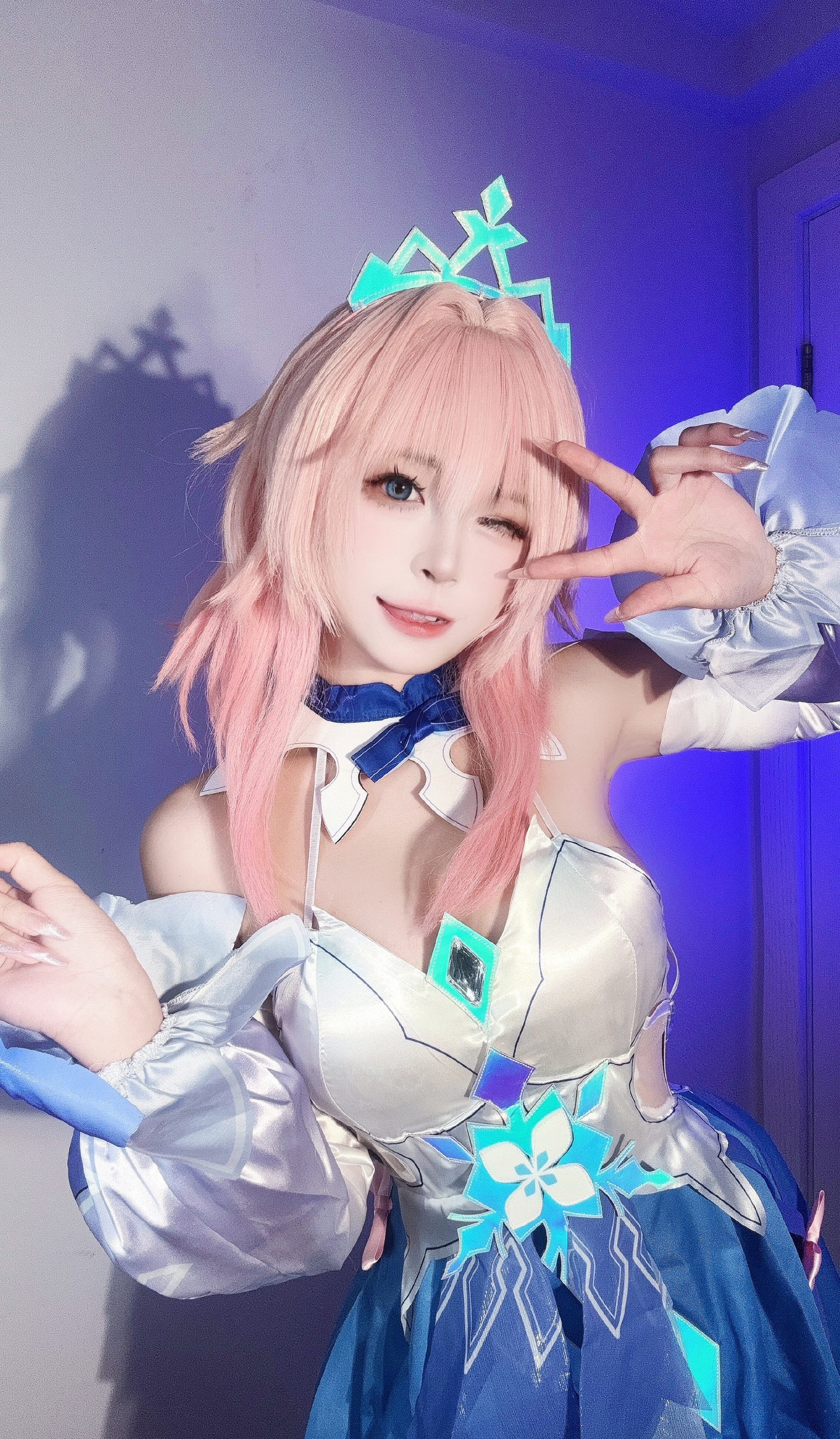 《崩坏:星穹铁道》三月七cosplay (9/9) 《崩坏:星穹铁道》三月七cosplay 第9张 - 三月七图集