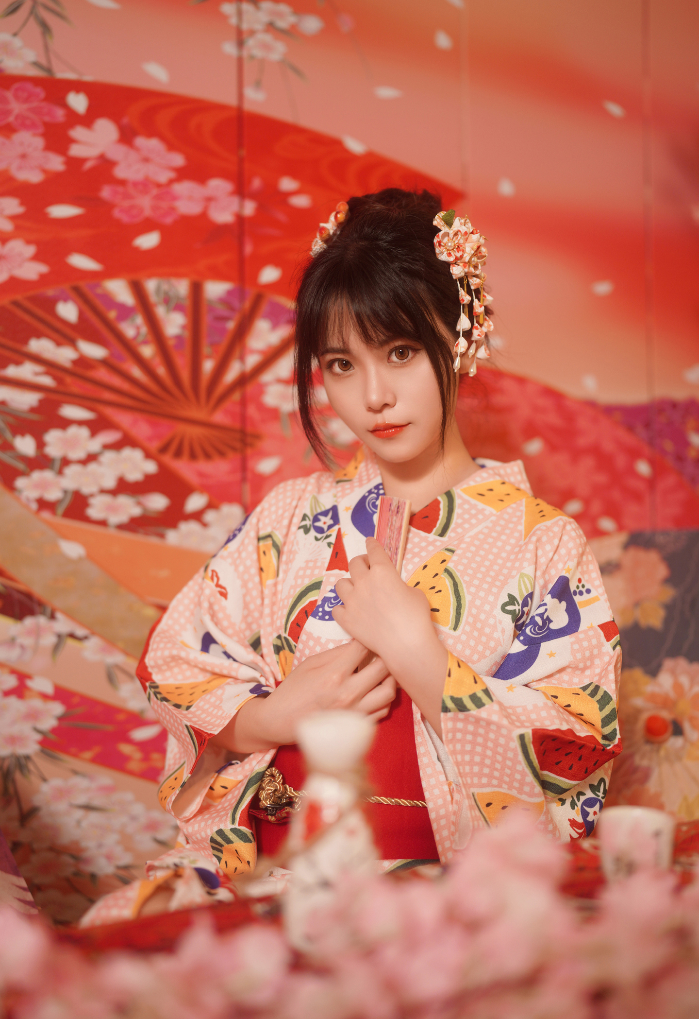 西瓜浴衣 夏日和服少女写真 (4/10) 西瓜浴衣 夏日和服少女写真 第4张 - cosplay图集