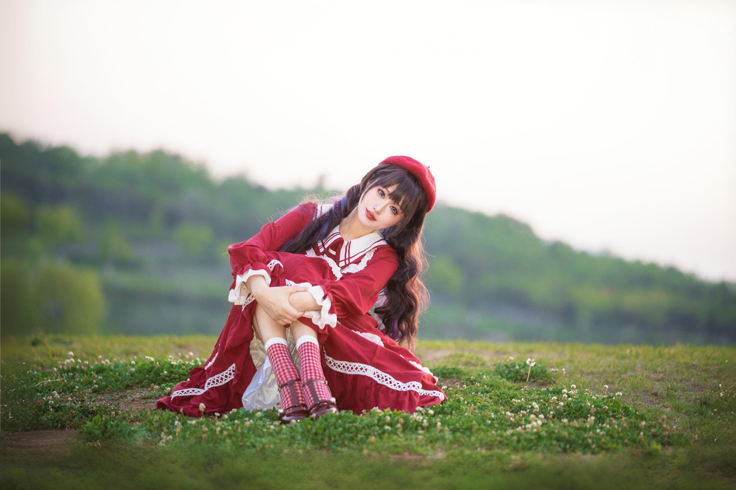 红裙摆&草原 澪绫的lolita私影~ 桃乐丝 (6/15) 红裙摆&草原 澪绫的lolita私影~ 桃乐丝 第6张 - cosplay图集