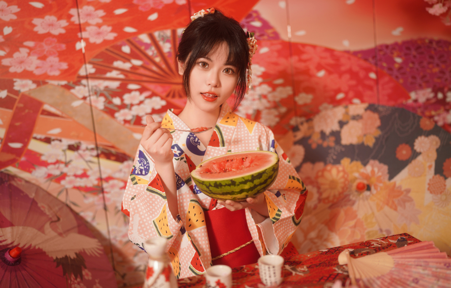 夏日和服少女写真 (3/10) 夏日和服少女写真 第3张 - cosplay图集