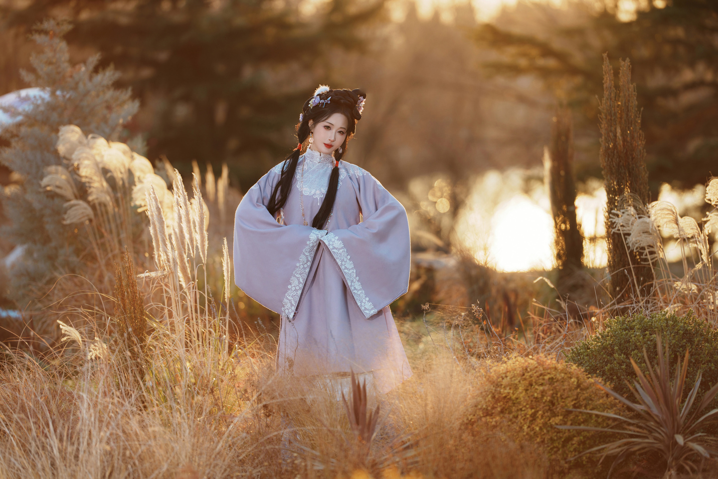 冬日夕阳下的一抹丁香色 (9/10) 冬日夕阳下的一抹丁香色 第9张 - cosplay图集