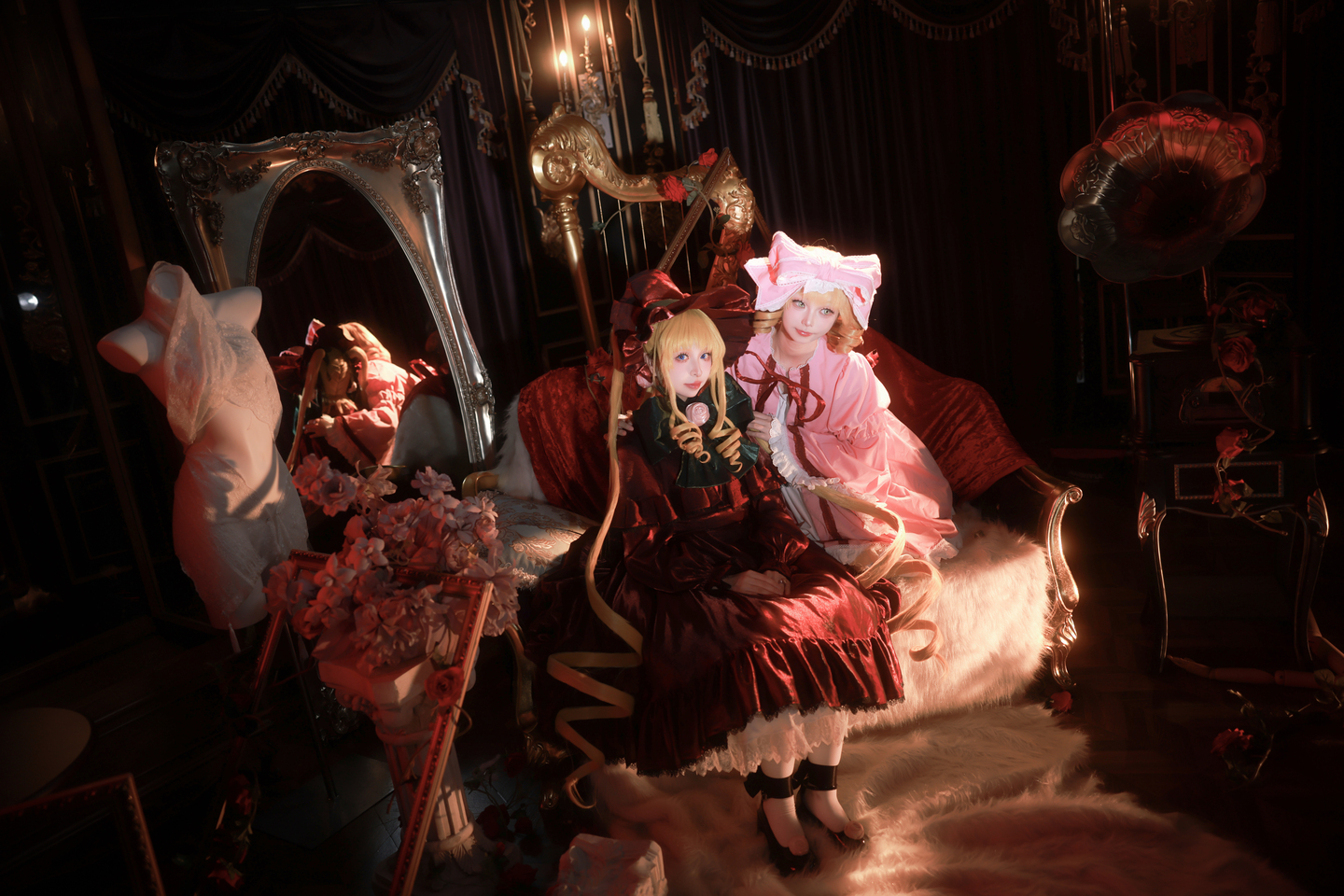 《蔷薇少女》真红&雏莓cosplay (15/18) 《蔷薇少女》真红&雏莓cosplay 第15张 - 真红图集