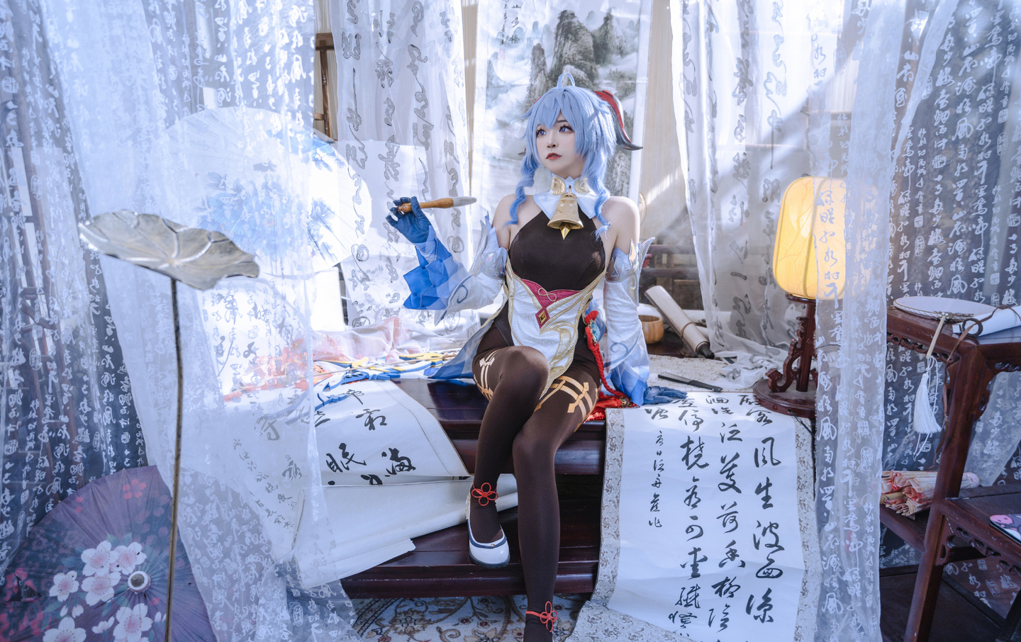 《原神》甘雨cosplay (2/9) 《原神》甘雨cosplay 第2张 - 甘雨图集