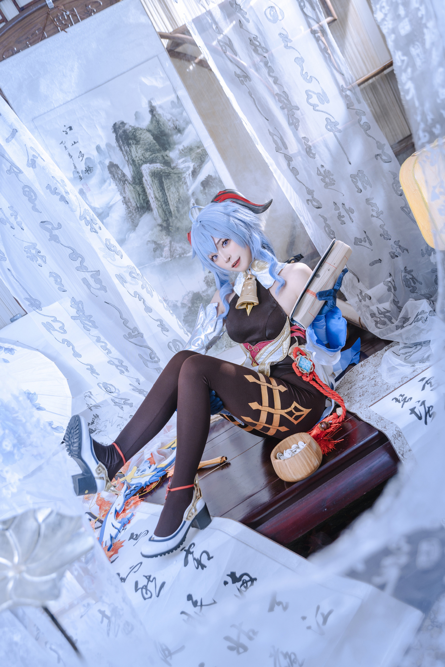 《原神》甘雨cosplay (9/9) 《原神》甘雨cosplay 第9张 - 甘雨图集