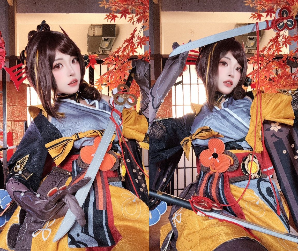 《原神》千织cosplay (2/9) 《原神》千织cosplay 第2张 - 千织图集