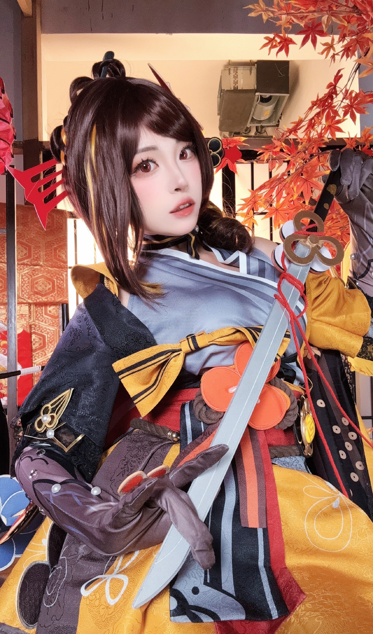 《原神》千织cosplay (5/9) 《原神》千织cosplay 第5张 - 千织图集