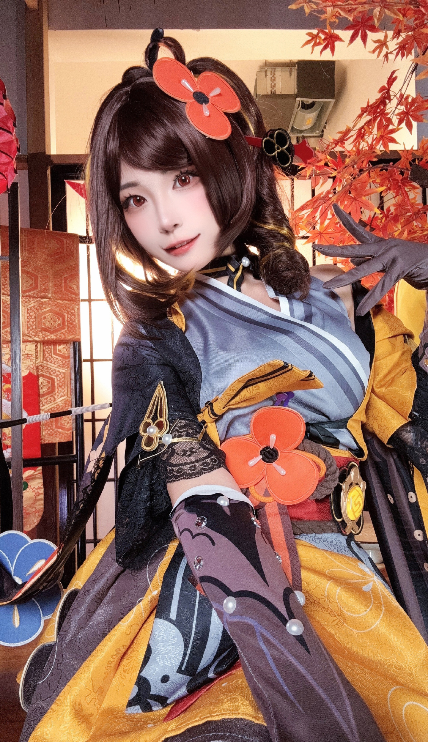 《原神》千织cosplay (7/9) 《原神》千织cosplay 第7张 - 千织图集