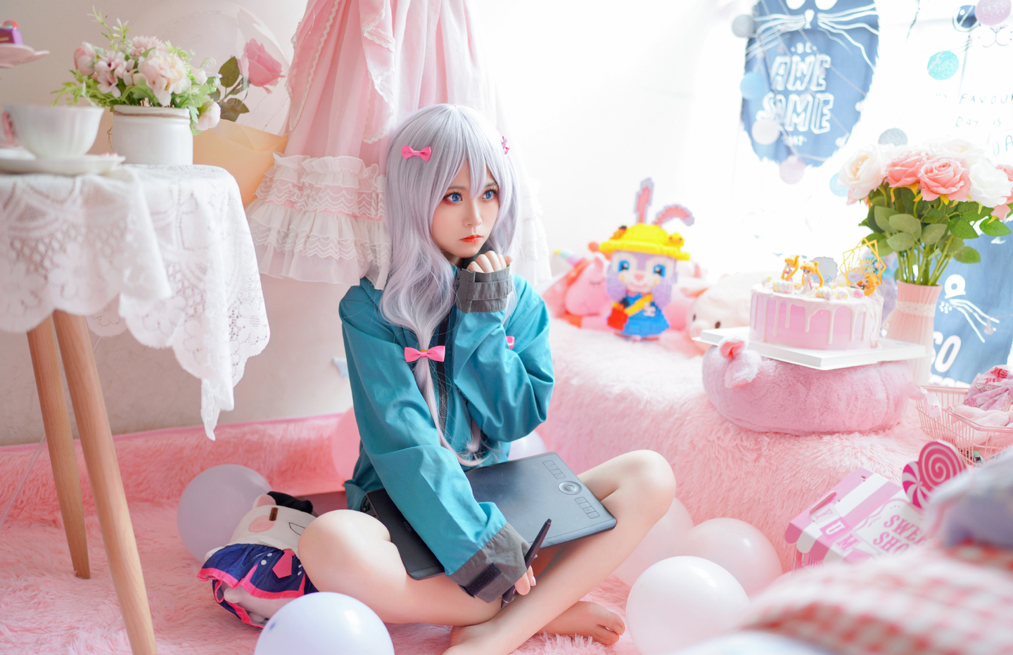 《情色漫画老师》泉纱雾cosplay (4/8) 《情色漫画老师》泉纱雾cosplay 第4张 - 泉纱雾图集