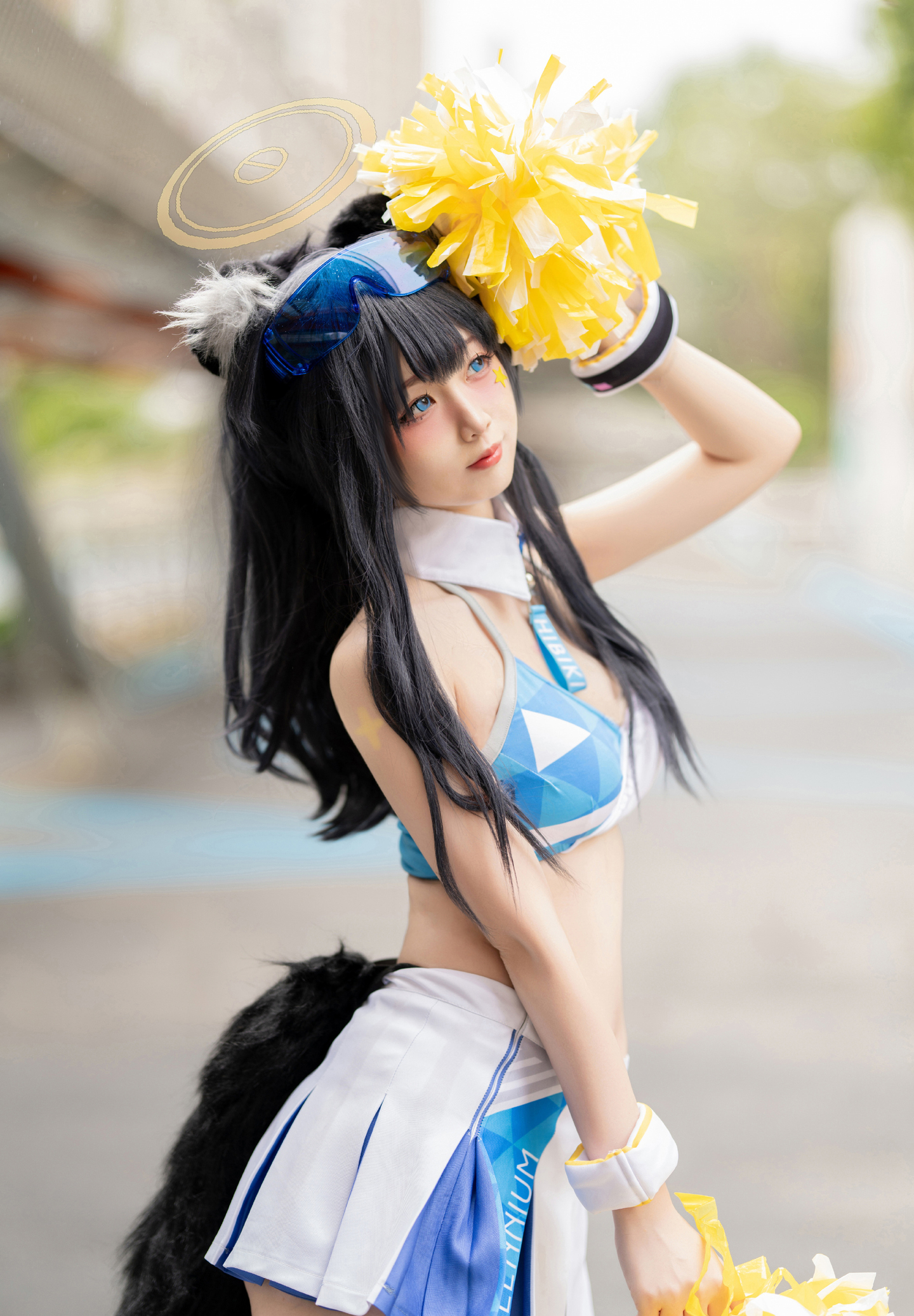 《蔚蓝档案》 猫冢响cosplay (1/10) 《蔚蓝档案》 猫冢响cosplay 第1张 - 猫冢响图集