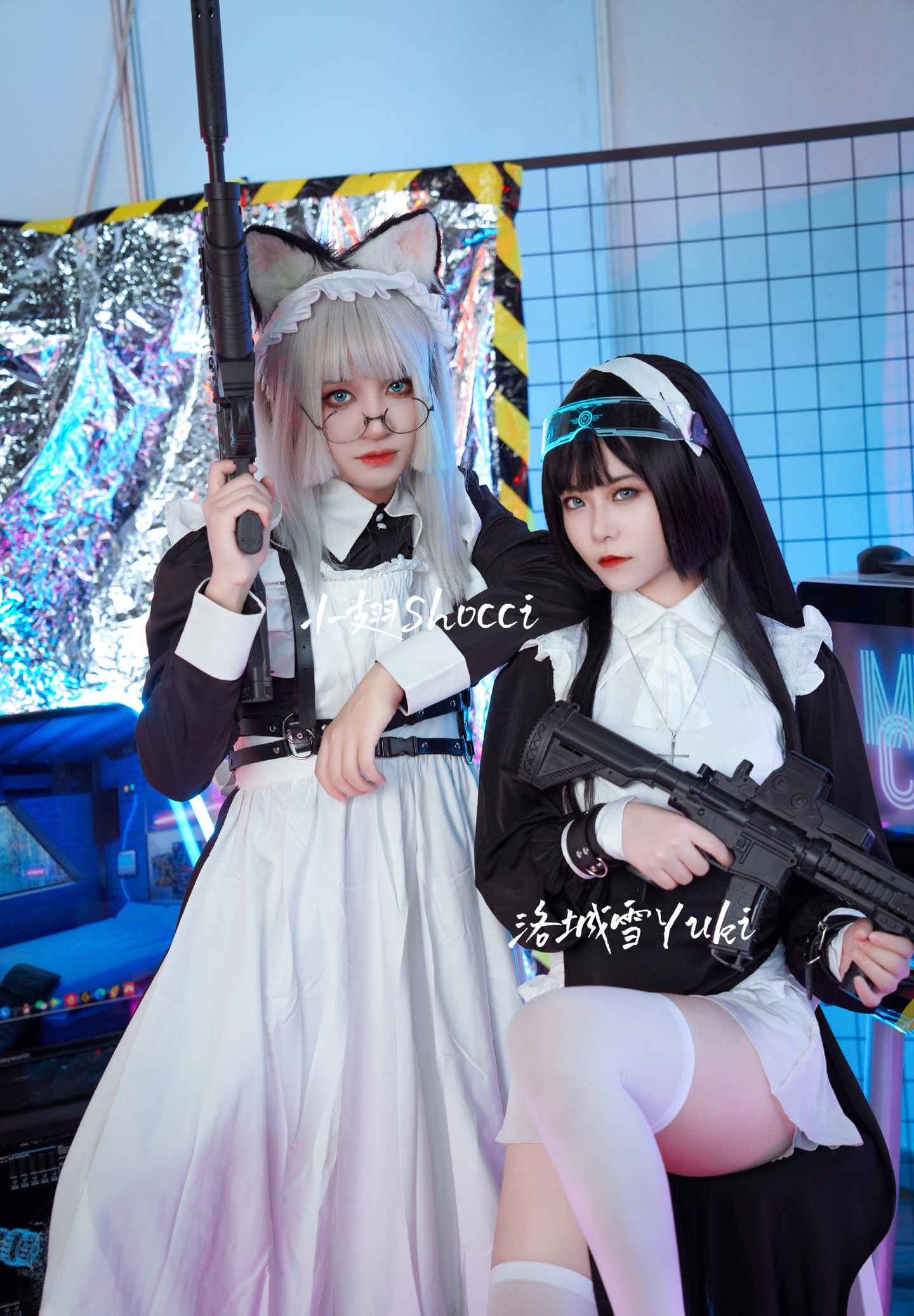 《赛博朋克2077》修女x女仆cosplay (4/7) 《赛博朋克2077》修女x女仆cosplay 第4张 - 修女图集