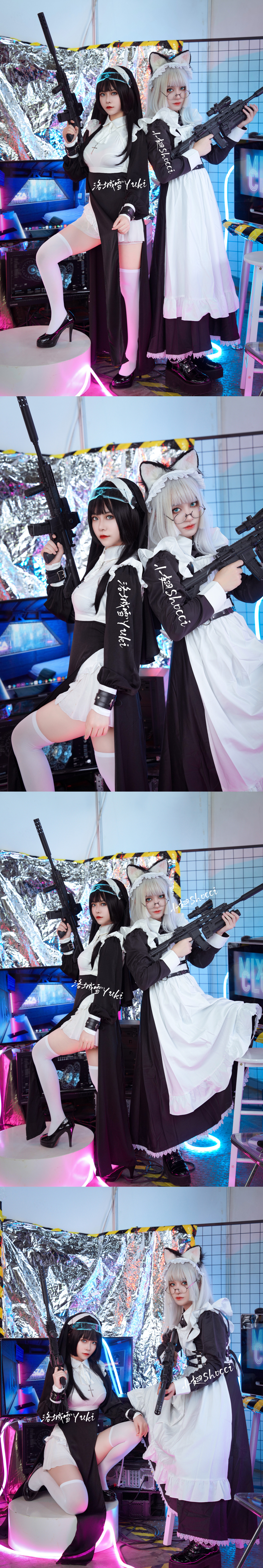 《赛博朋克2077》修女x女仆cosplay (7/7) 《赛博朋克2077》修女x女仆cosplay 第7张 - 修女图集