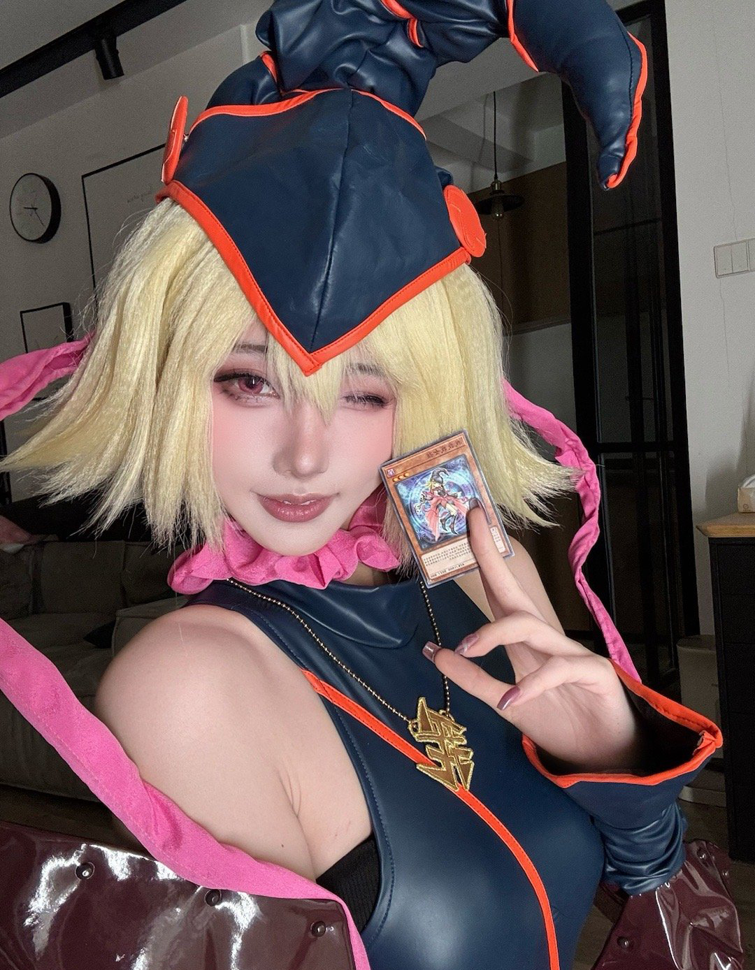 《游戏王》黑魔导女孩cosplay (5/9) 《游戏王》黑魔导女孩cosplay 第5张 - 黑魔导女孩图集