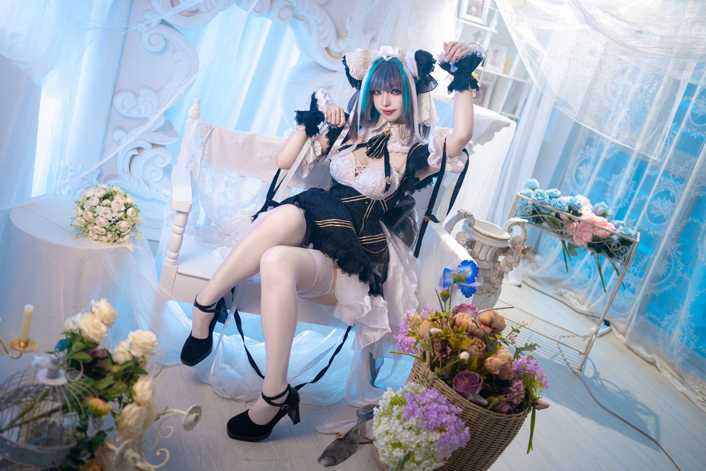 《碧蓝航线》柴郡cosplay (7/11) 《碧蓝航线》柴郡cosplay 第7张 - 柴郡图集