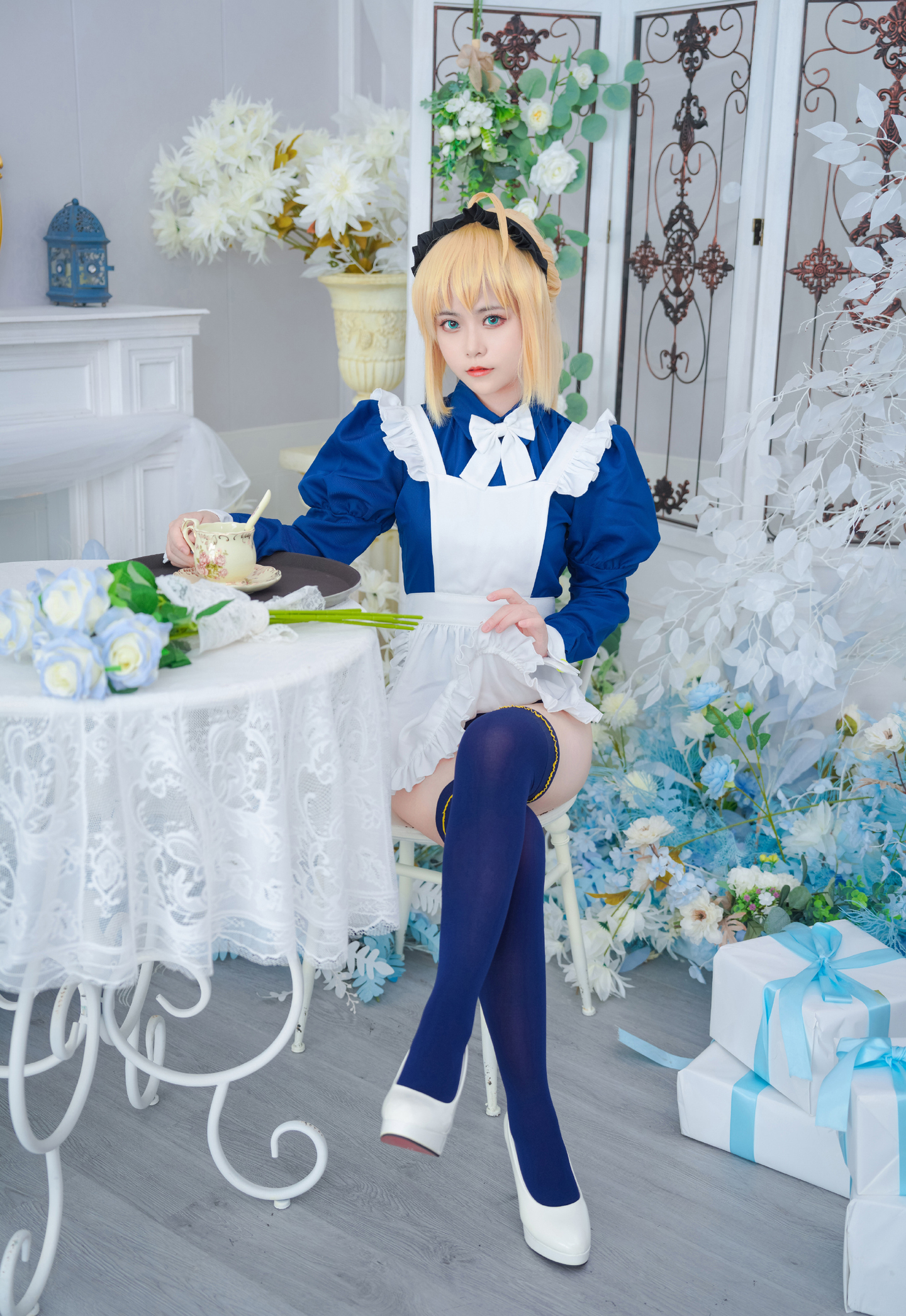 《Fate》X毛 女仆装cosplay (2/9) 《Fate》X毛 女仆装cosplay 第2张 - X毛图集