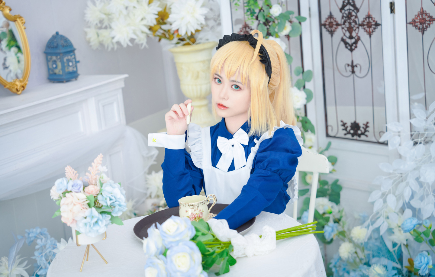 《Fate》X毛 女仆装cosplay (3/9) 《Fate》X毛 女仆装cosplay 第3张 - X毛图集
