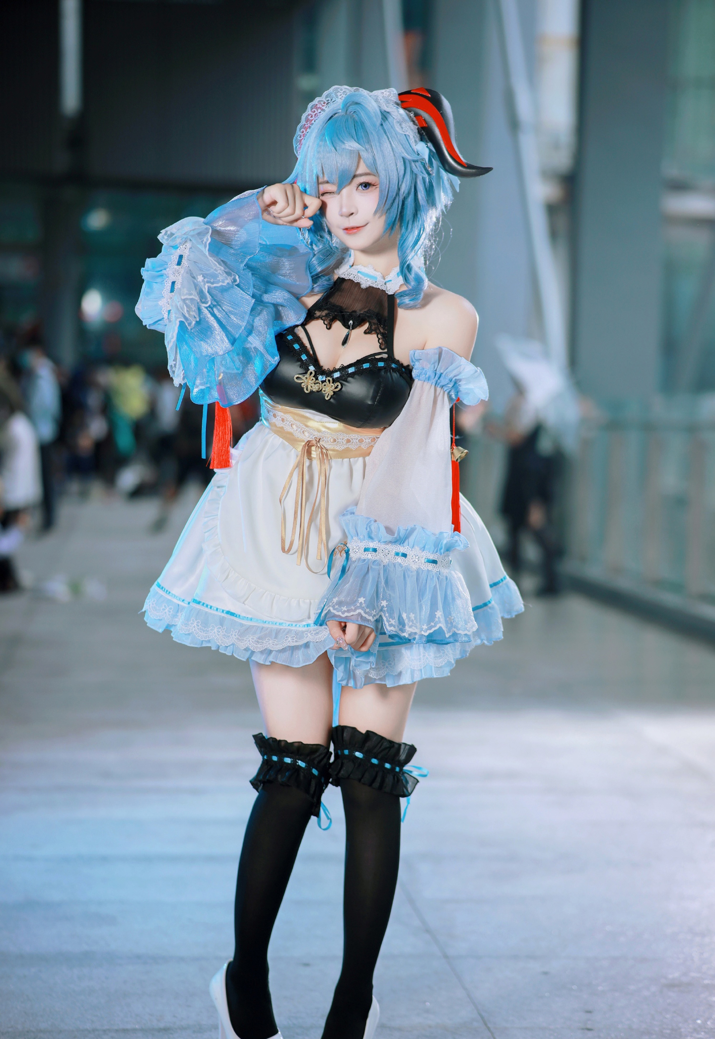 《原神》甘雨cosplay (5/9) 《原神》甘雨cosplay 第5张 - 甘雨图集