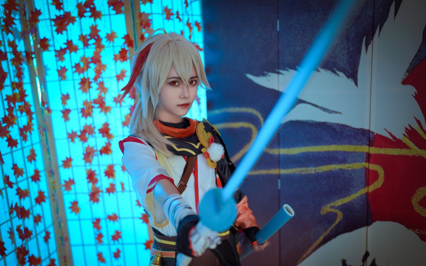 《原神》枫原万叶cosplay (2/9) 《原神》枫原万叶cosplay 第2张 - 枫原万叶图集