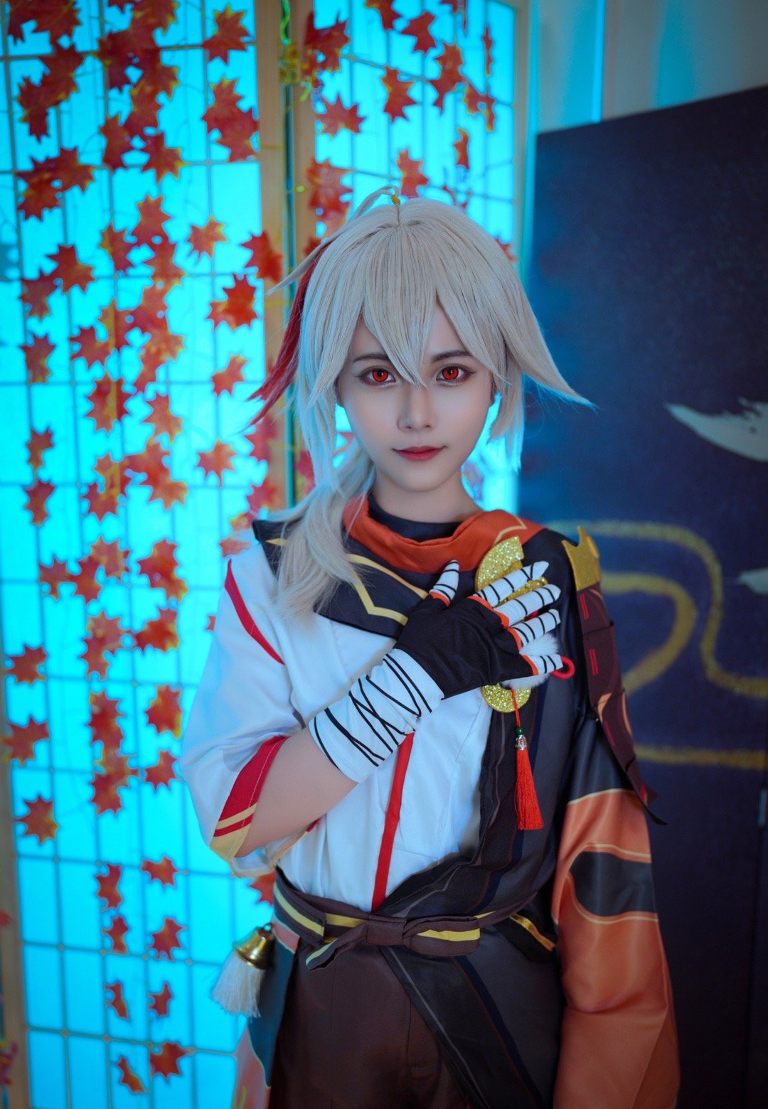 《原神》枫原万叶cosplay (5/9) 《原神》枫原万叶cosplay 第5张 - 枫原万叶图集