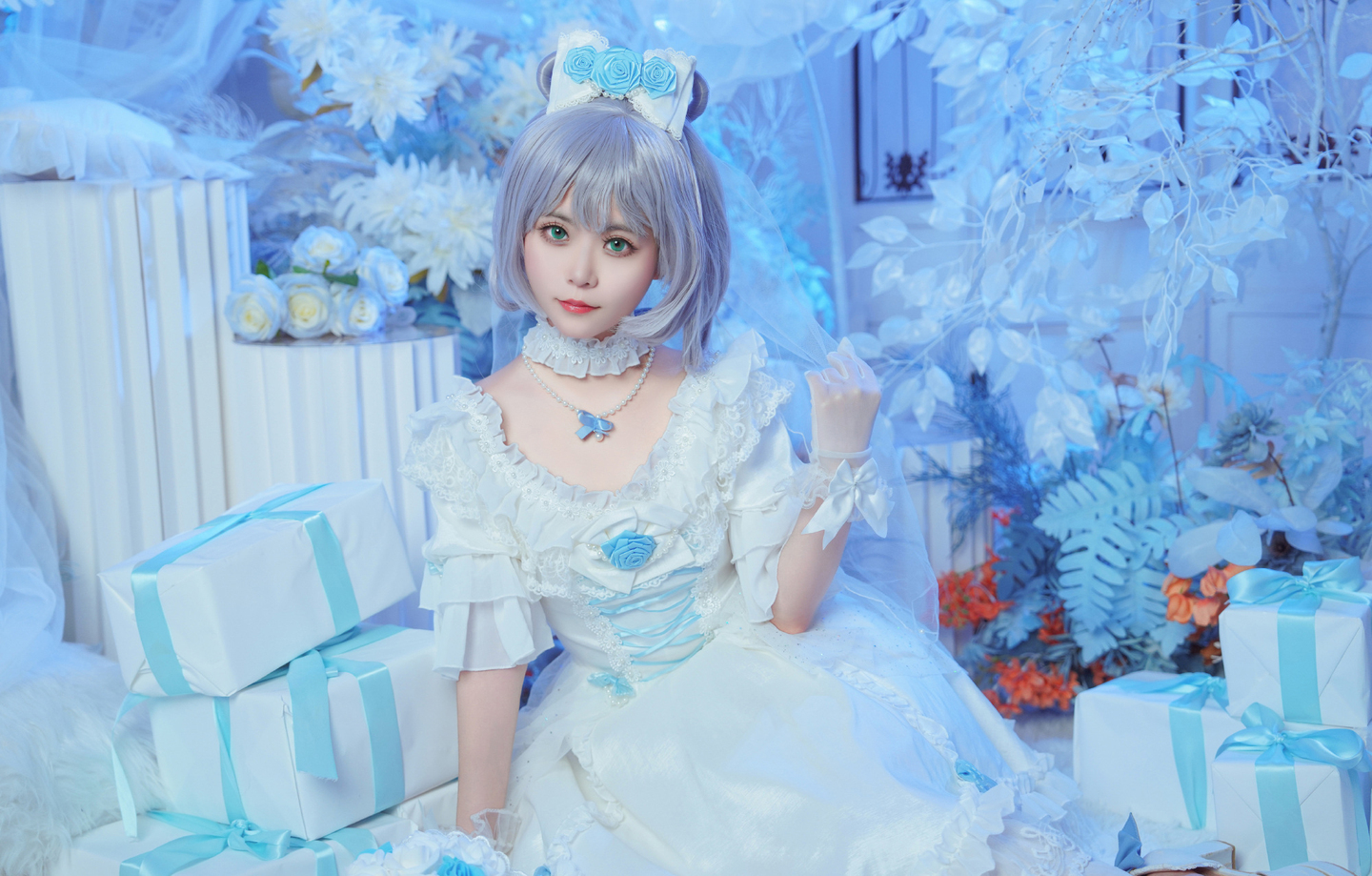 洛天依蔷薇花嫁cosplay (3/11) 洛天依蔷薇花嫁cosplay 第3张 - 洛天依图集