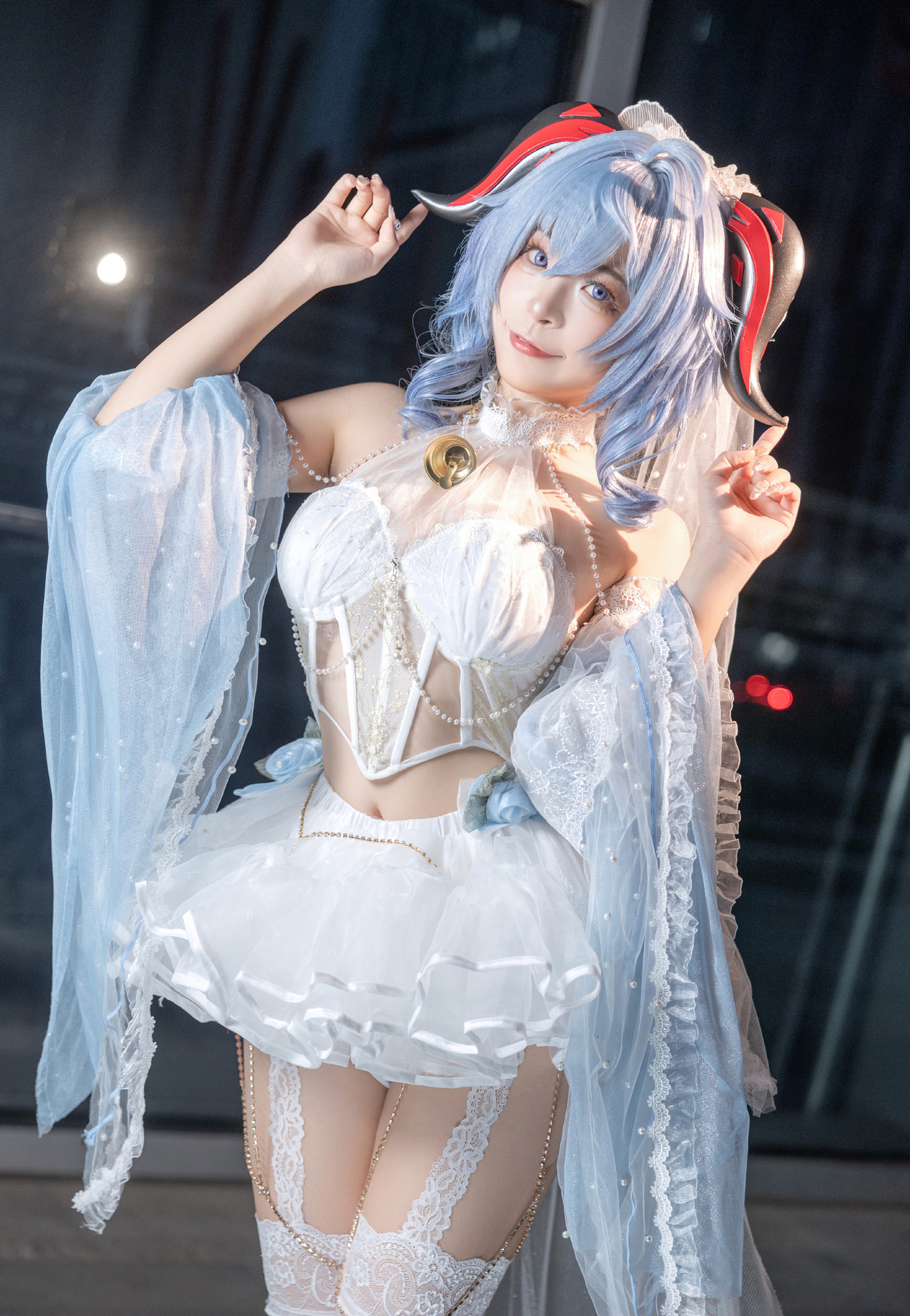 《原神》甘雨cosplay (4/9) 《原神》甘雨cosplay 第4张 - 甘雨图集