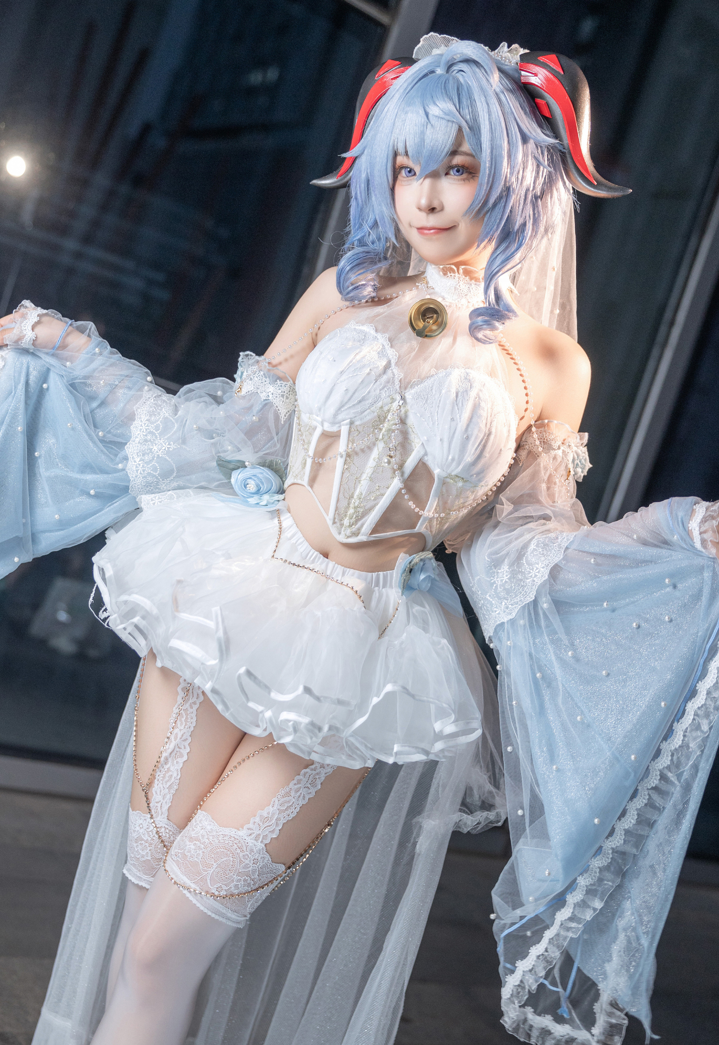 《原神》甘雨cosplay (9/9) 《原神》甘雨cosplay 第9张 - 甘雨图集