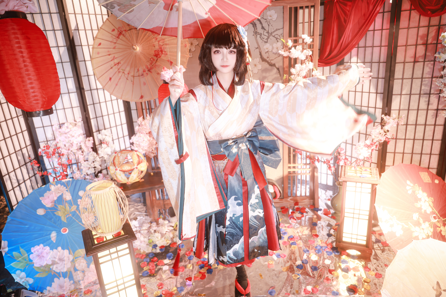 《阴阳师》神乐cosplay (7/13) 《阴阳师》神乐cosplay 第7张 - 神乐图集