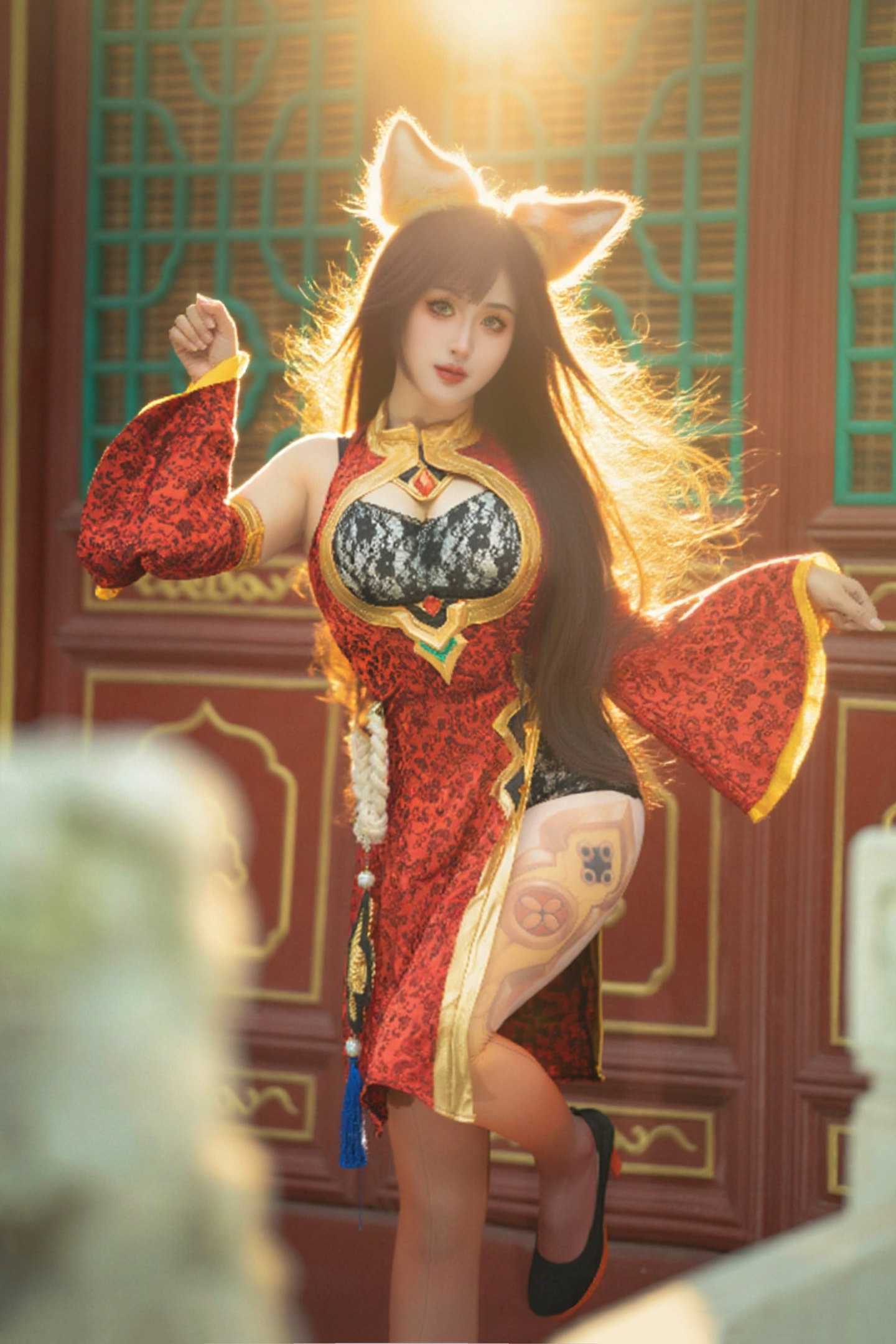 王者荣耀 少女阿狸 妲己皮肤cosplay (4/9) 王者荣耀 少女阿狸 妲己皮肤cosplay 第4张 - 妲己图集