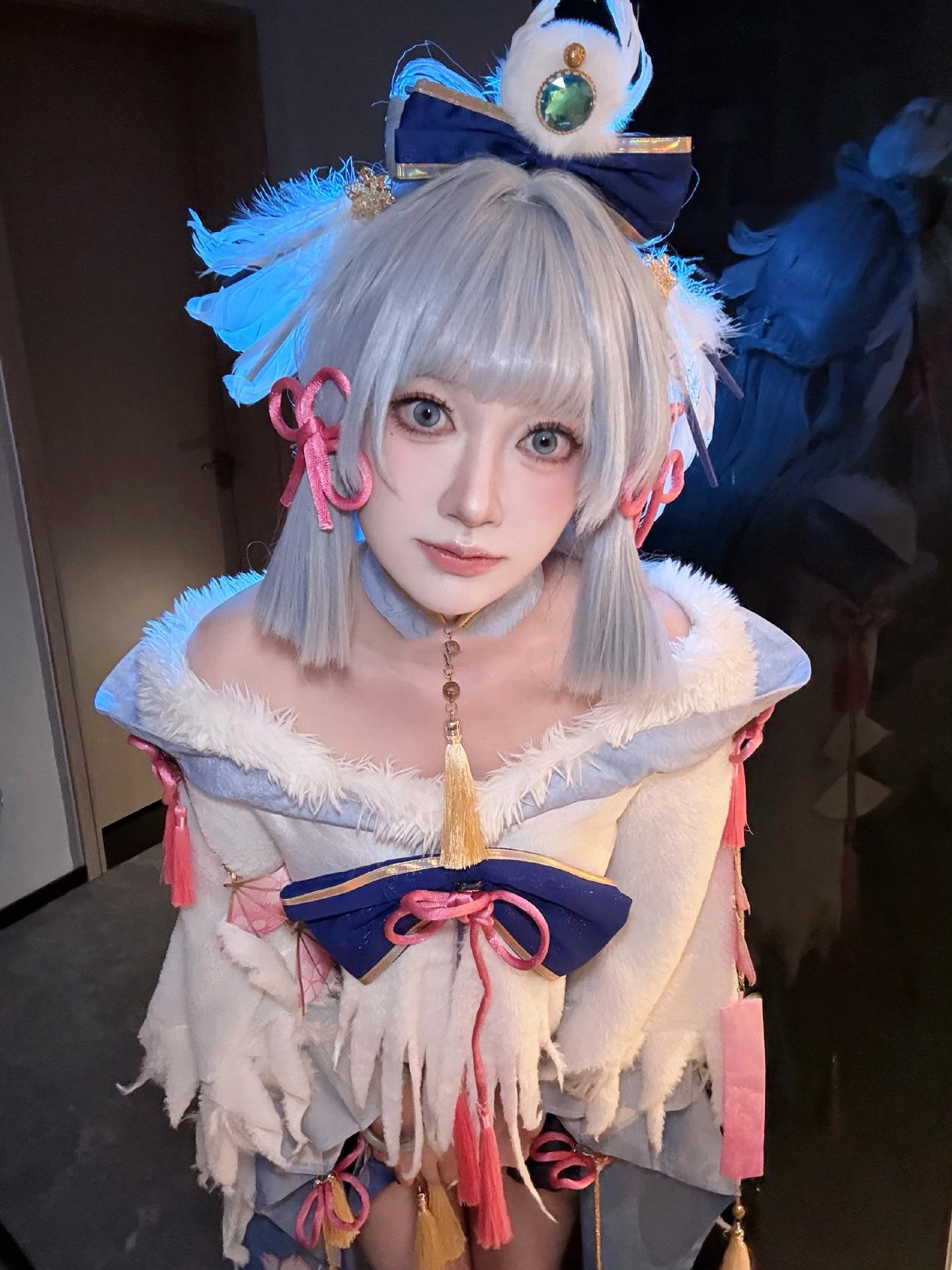 《原神》神里绫华cosplay (2/4) 《原神》神里绫华cosplay 第2张 - 神里绫华图集