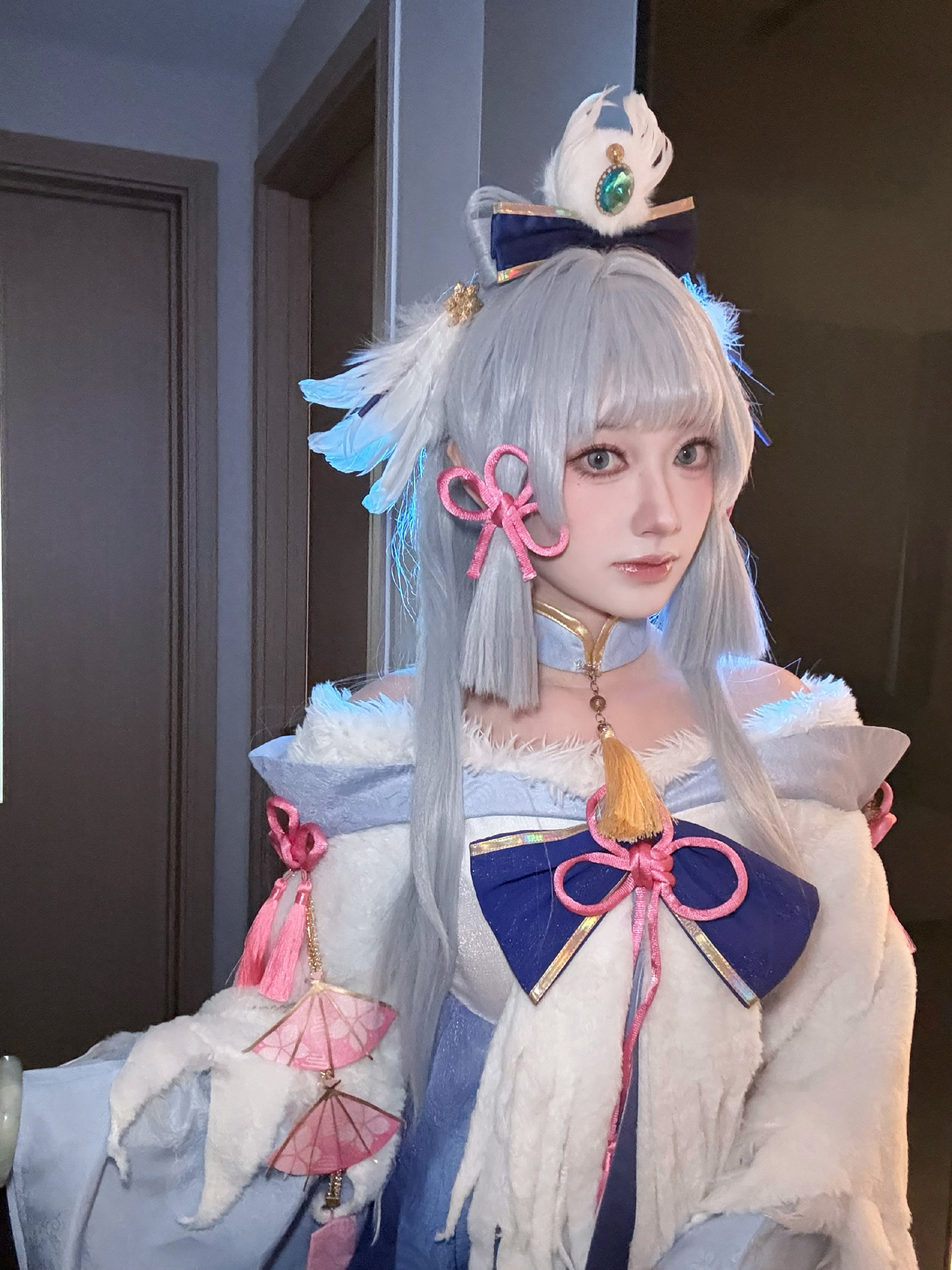 《原神》神里绫华cosplay (4/4) 《原神》神里绫华cosplay 第4张 - 神里绫华图集