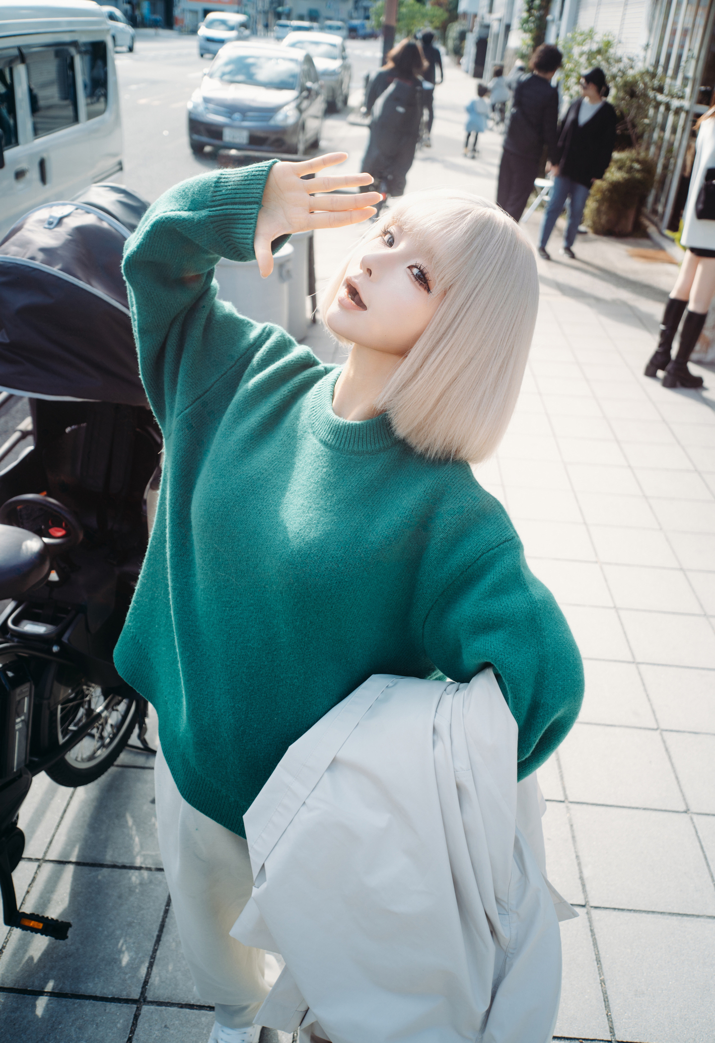 《秋寻》绿毛衣少女 写真 (4/12) 《秋寻》绿毛衣少女 写真 第4张 - cosplay图集
