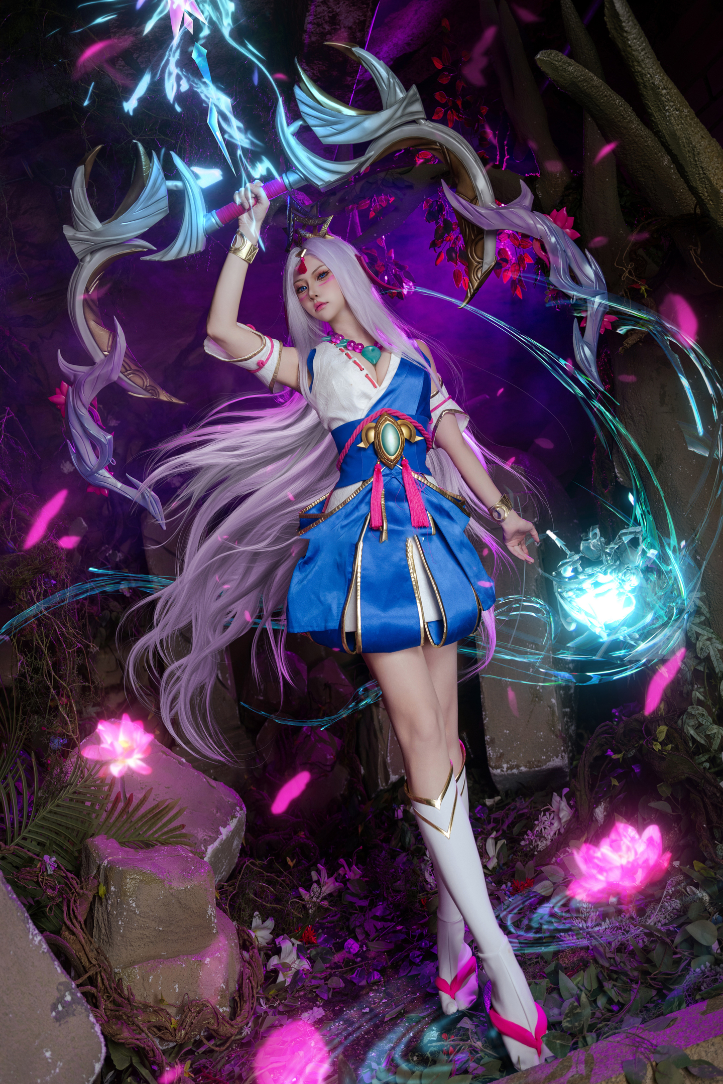 《英雄联盟》灵魂莲华·艾希cosplay | 阮邑Fairycos艾希-coser家，cosplay爱好者，二次元聚集地，动漫文化，新番资讯，ACG，Coser展示