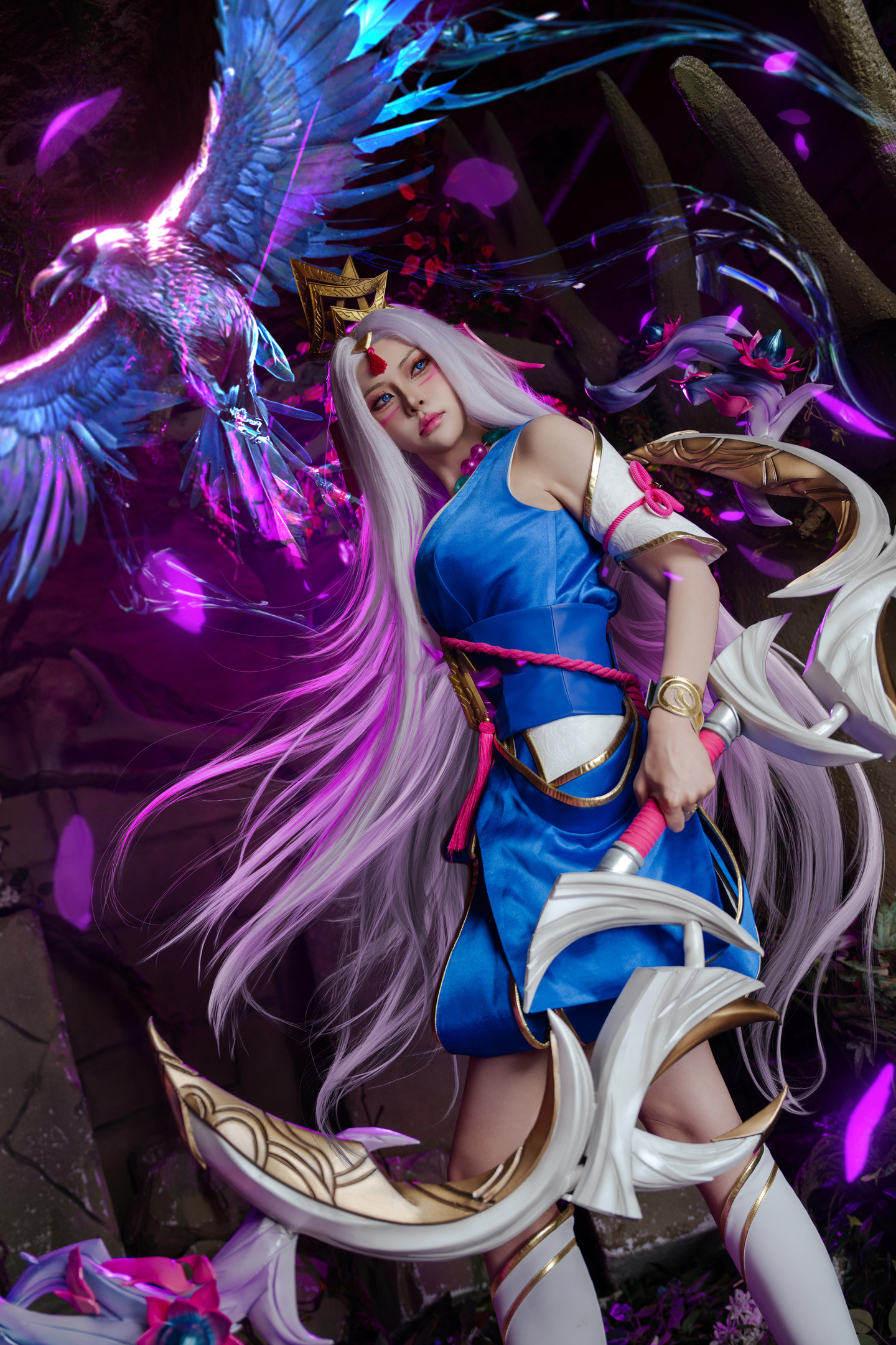 《英雄联盟》灵魂莲华·艾希cosplay (2/9) 《英雄联盟》灵魂莲华·艾希cosplay 第2张 - 艾希图集