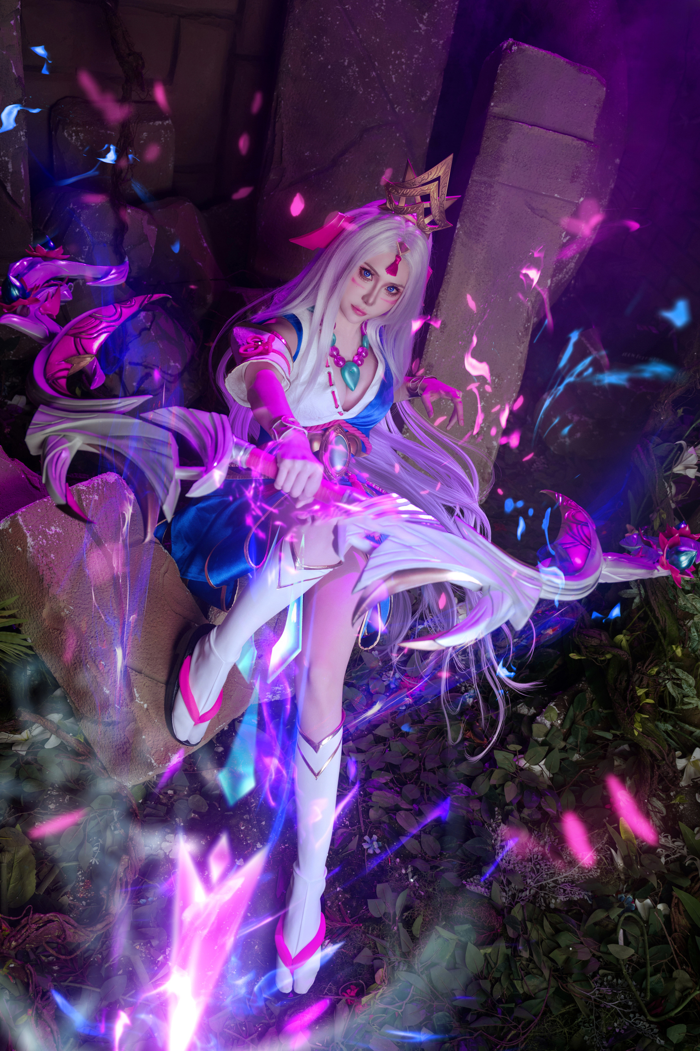《英雄联盟》灵魂莲华·艾希cosplay (4/9) 《英雄联盟》灵魂莲华·艾希cosplay 第4张 - 艾希图集