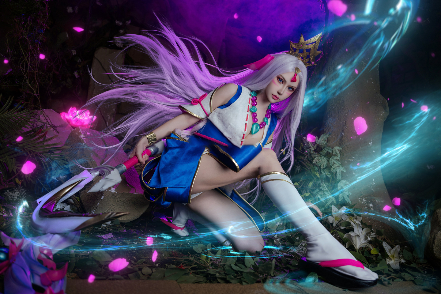 《英雄联盟》灵魂莲华·艾希cosplay (6/9) 《英雄联盟》灵魂莲华·艾希cosplay 第6张 - 艾希图集
