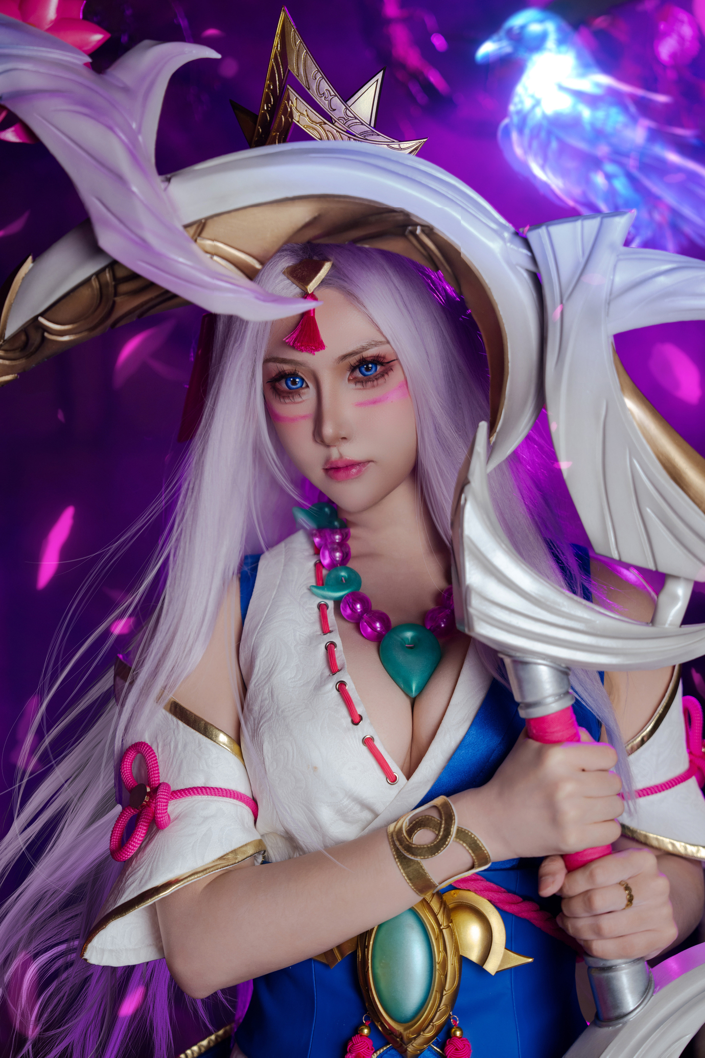 《英雄联盟》灵魂莲华·艾希cosplay (8/9) 《英雄联盟》灵魂莲华·艾希cosplay 第8张 - 艾希图集