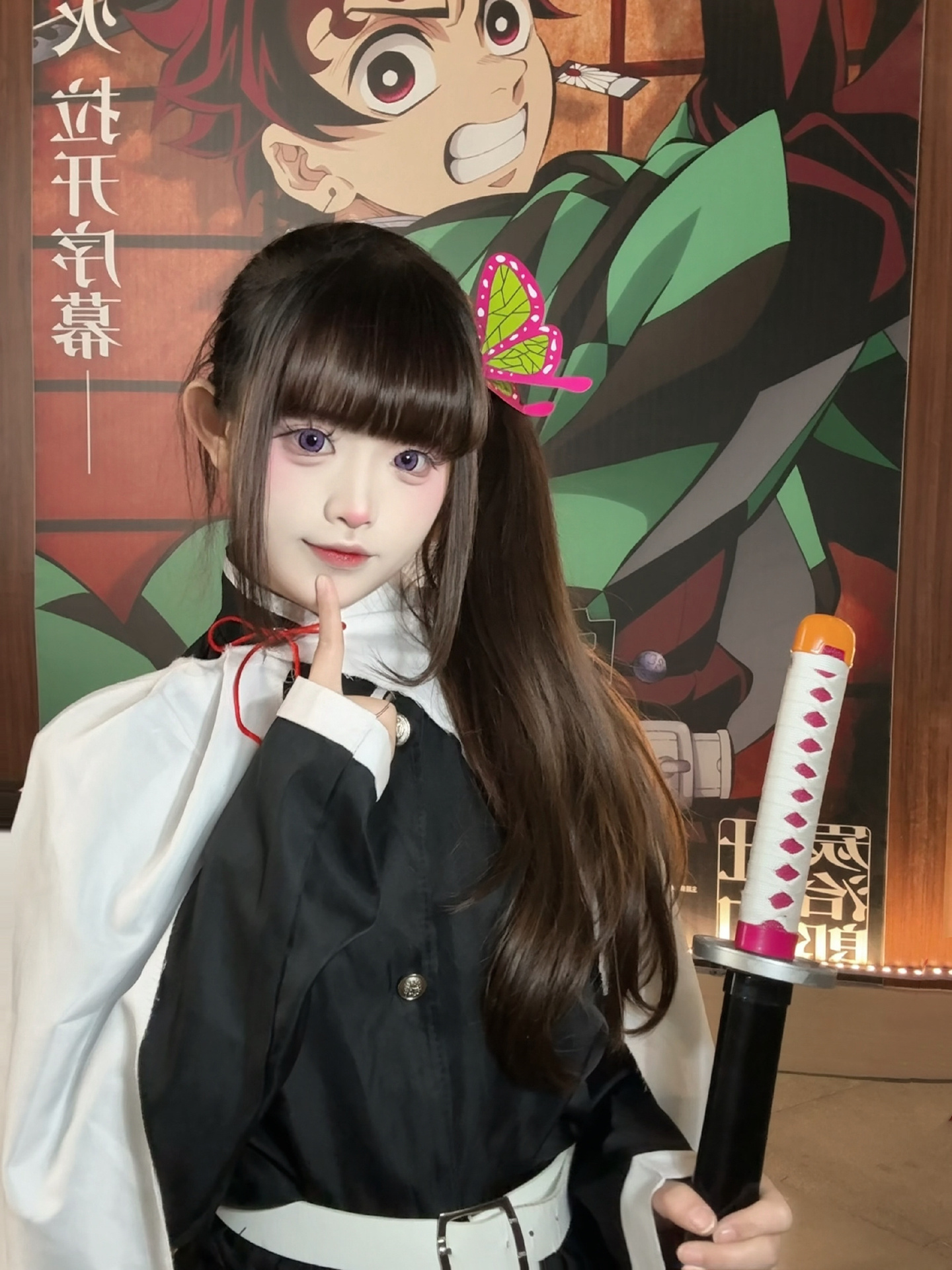 《鬼灭之刃》香奈乎cosplay (3/7) 《鬼灭之刃》香奈乎cosplay 第3张 - 香奈乎图集