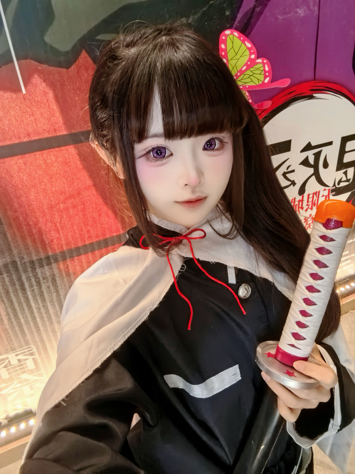 《鬼灭之刃》香奈乎cosplay (6/7) 《鬼灭之刃》香奈乎cosplay 第6张 - 香奈乎图集