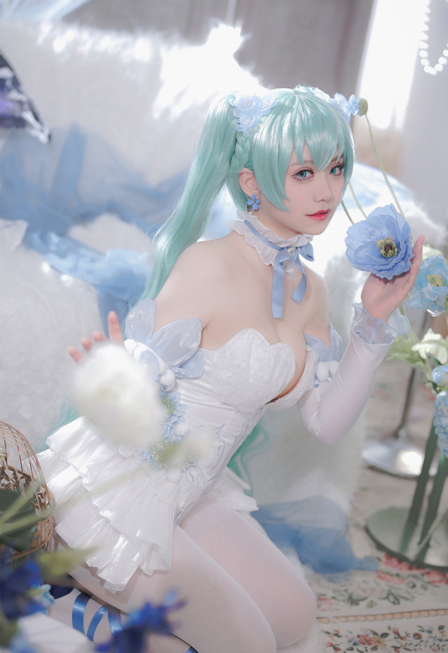 初音未来 • 粉蝶花精灵 (10/10) 初音未来 • 粉蝶花精灵 第10张 - 初音未来图集