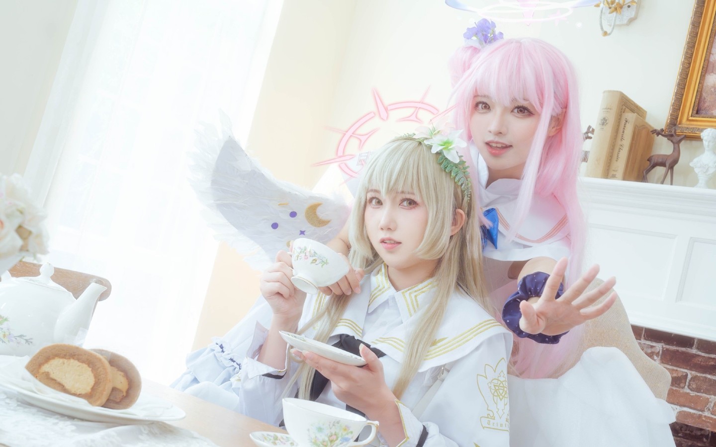《蔚蓝档案》 圣三一茶话会 圣娅cosplay | 圣娅cos圣娅-coser家，cosplay爱好者，二次元聚集地，动漫文化，新番资讯，ACG，Coser展示