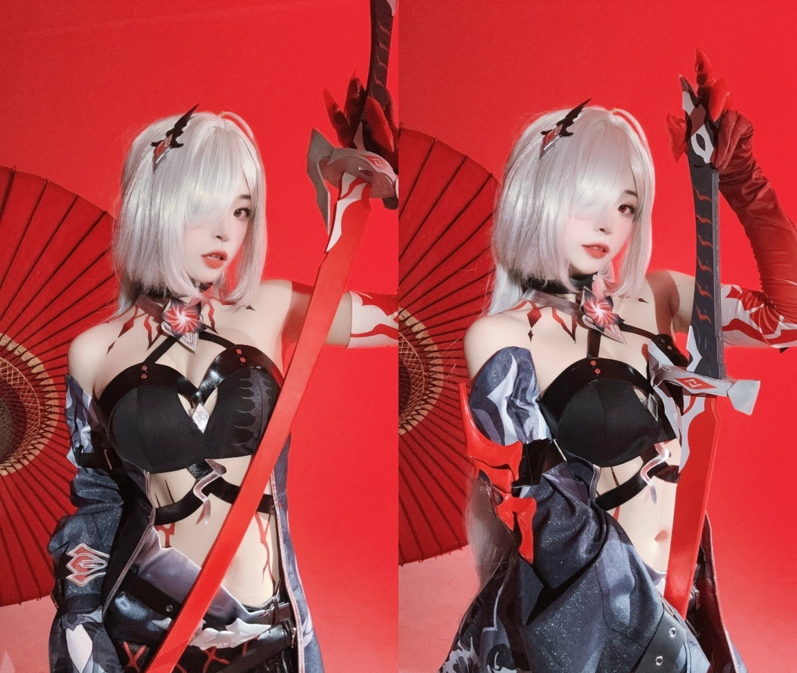 《崩坏:星穹铁道》砂金cosplay (9/9) 《崩坏:星穹铁道》砂金cosplay 第9张 - 砂金图集
