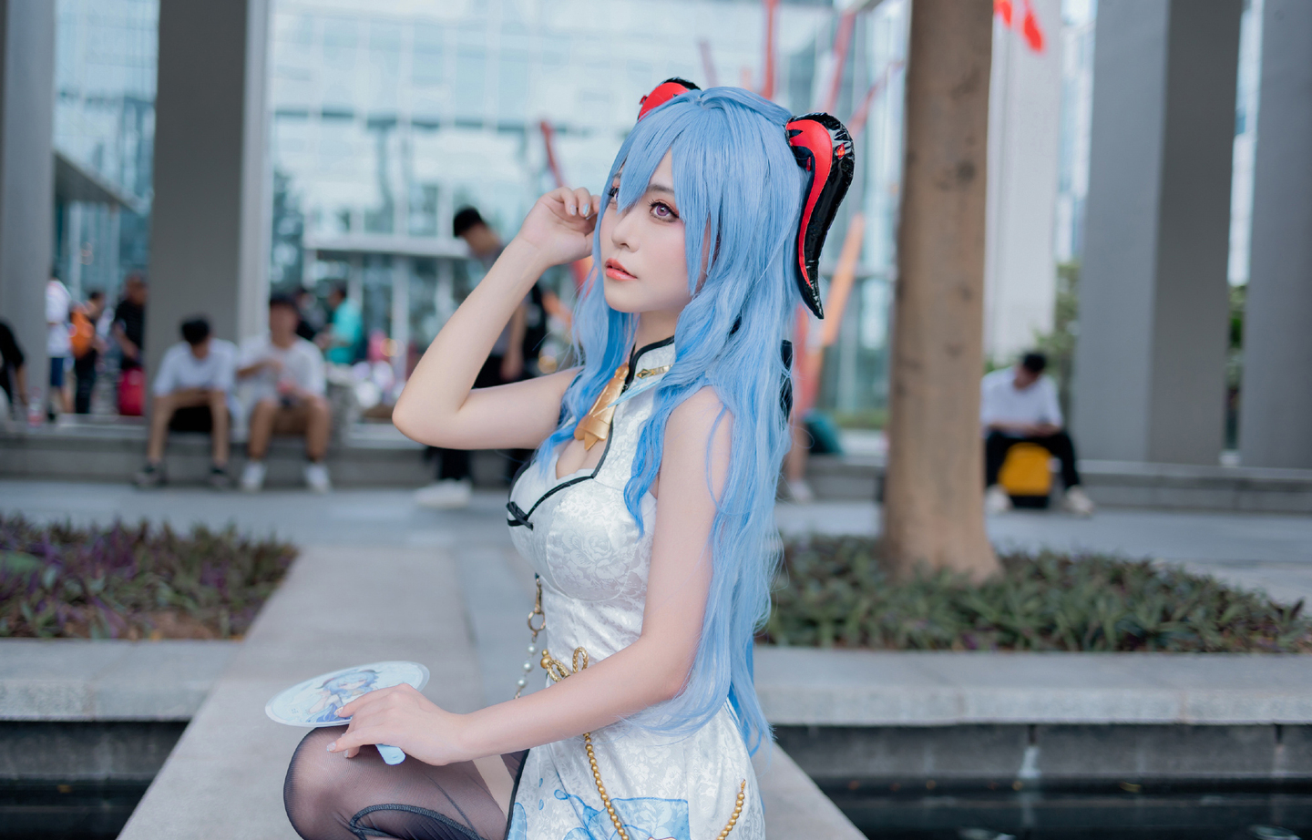 《原神》甘雨cosplay (2/9) 《原神》甘雨cosplay 第2张 - 甘雨图集