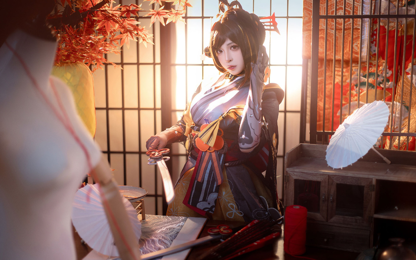 《原神》千织cosplay (5/12) 《原神》千织cosplay 第5张 - 千织图集