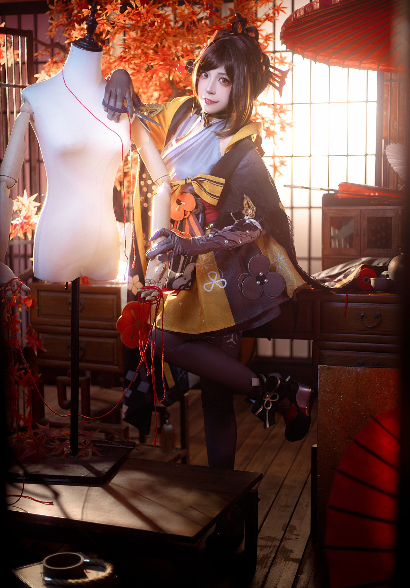《原神》千织cosplay (6/12) 《原神》千织cosplay 第6张 - 千织图集