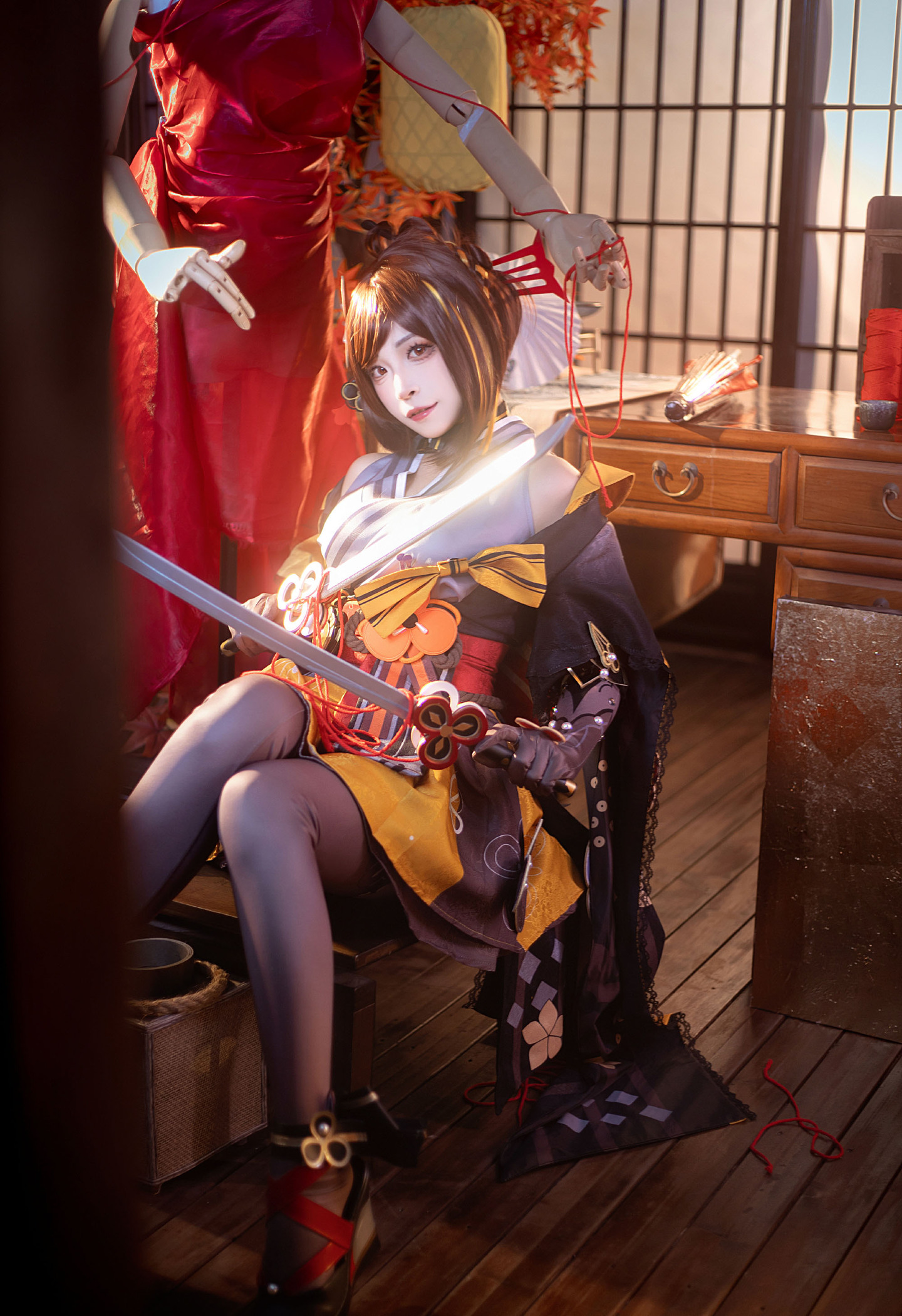 《原神》千织cosplay (9/12) 《原神》千织cosplay 第9张 - 千织图集