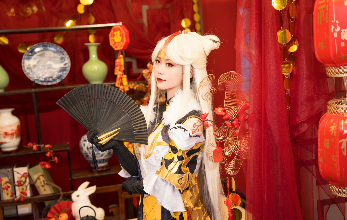 《原神》凝光cosplay (4/9) 《原神》凝光cosplay 第4张 - 凝光图集