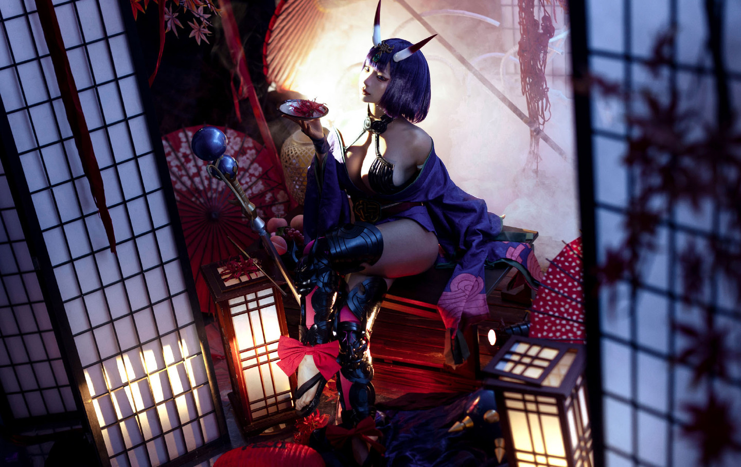 《Fate/Grand Order》酒吞童子cosplay (6/10) 《Fate/Grand Order》酒吞童子cosplay 第6张 - 酒吞童子图集