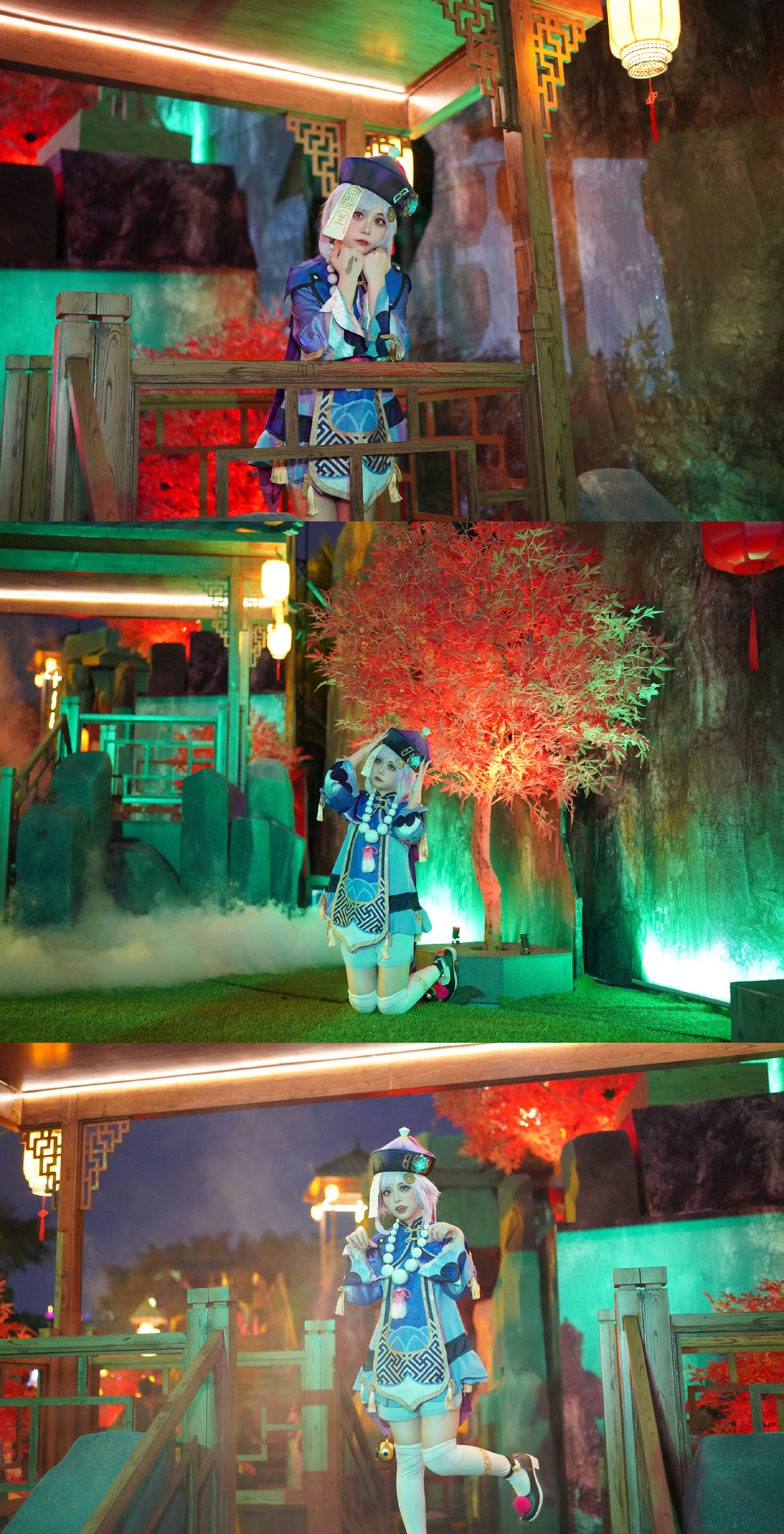 《原神》七七可爱鬼cosplay (2/6) 《原神》七七可爱鬼cosplay 第2张 - 七七图集
