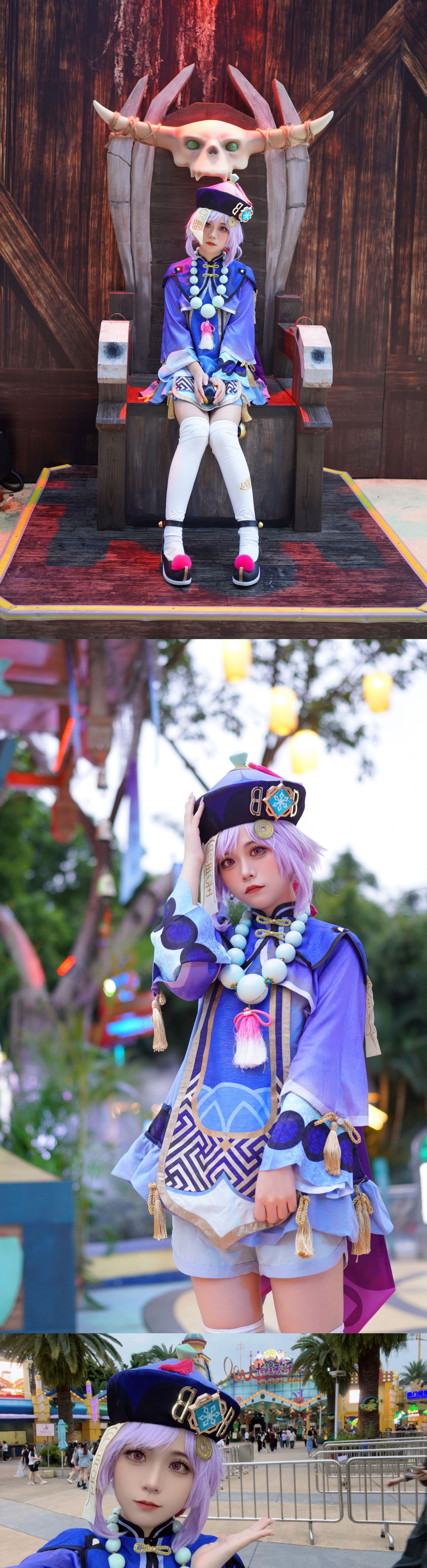 《原神》七七可爱鬼cosplay (3/6) 《原神》七七可爱鬼cosplay 第3张 - 七七图集